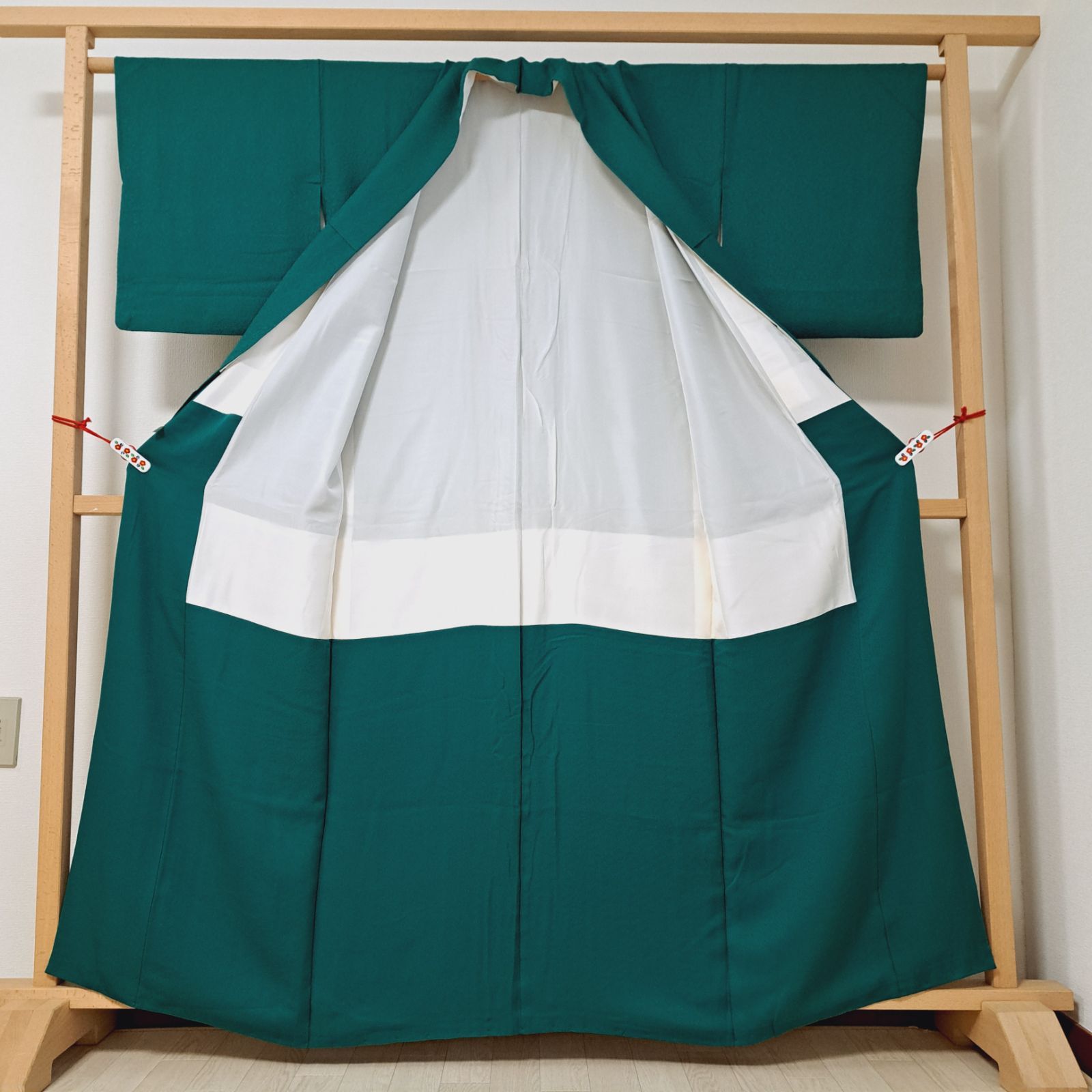 一つ紋・色無地】裄69.5 身丈162.5 袖48.5 裄長＆3L～4L相当のゆったり