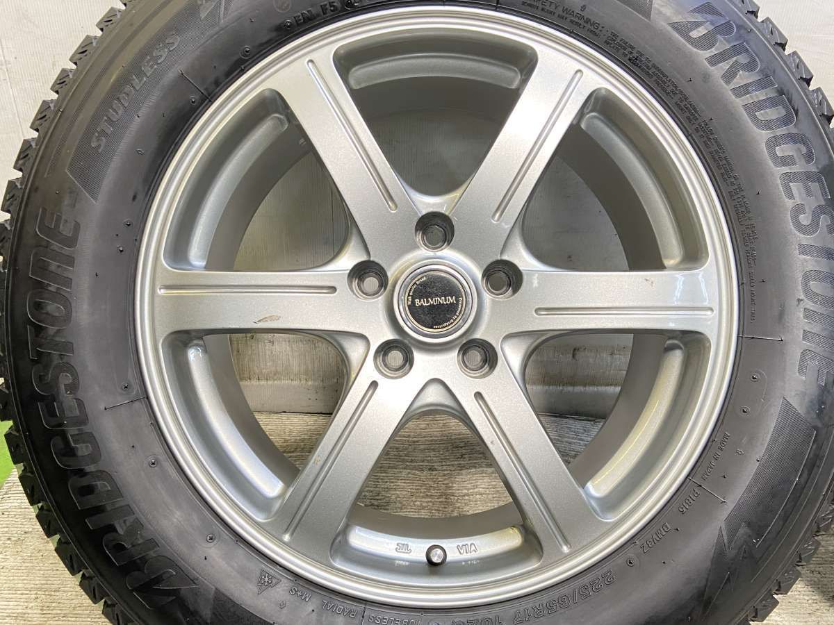 225/65R17 ブリヂストン ブリザック DM-V3 BALMINUM 17x7.0 45 114.3-5