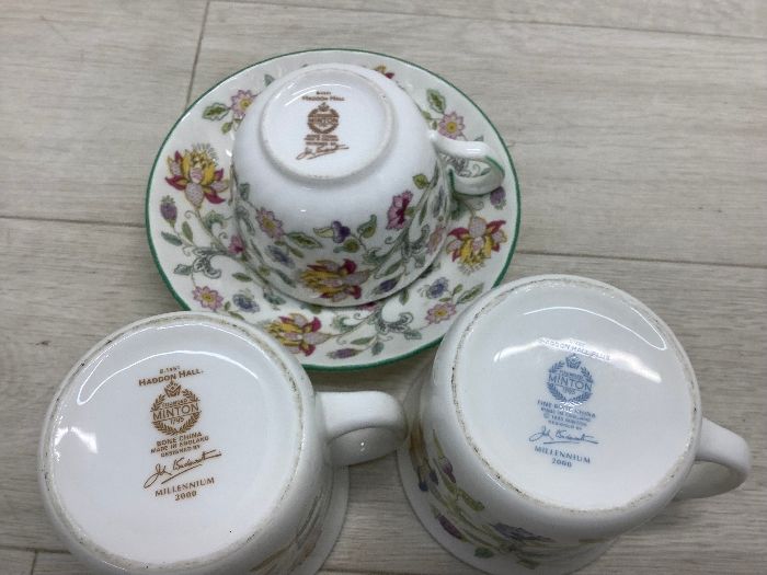 MINTON　Majestic Haddon Hall 大皿・ティーカップ MINTON Majestic Haddon Hall 大皿・ティーカップ