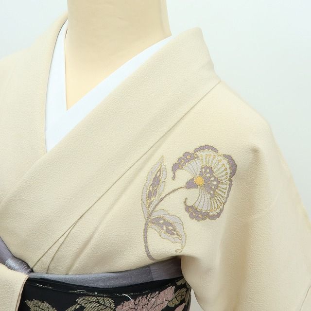 ｍ2303＊新品 正絹 仕付け糸付き 芍薬 手縫い仕立て 訪問着 百華❀Y4172◇トールサイズ 仕付け糸付 正絹 手縫い仕立て 訪問着 着物