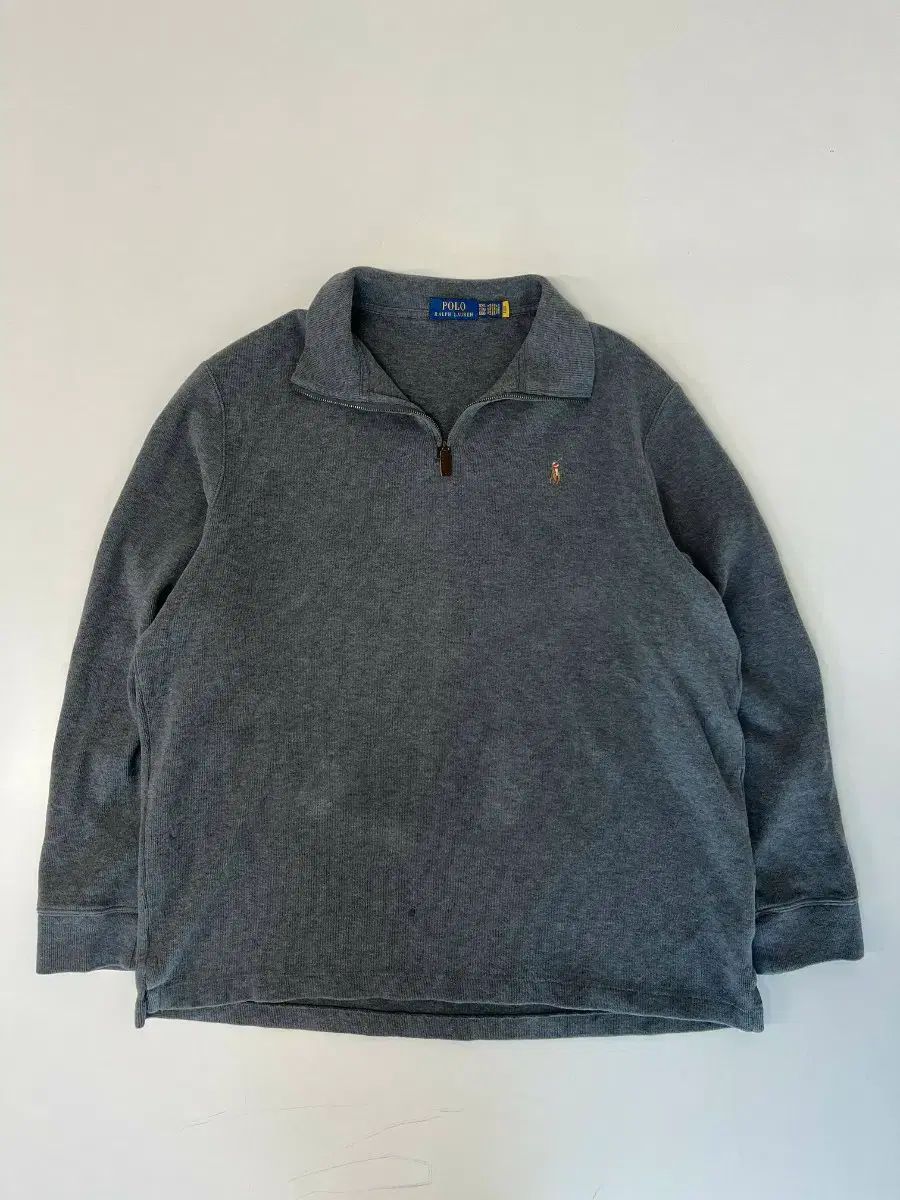 トップ ポロ ラルフローレン ハーフジップアップ グレー Ralph Lauren