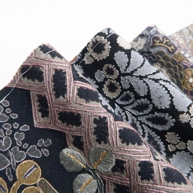 ❁tomihisa❁ 総刺繍 着物 正絹 仕付け糸付”近づくほどに惹かれる刺繍の奥行き”訪問着 7453