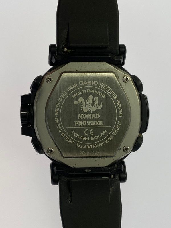 割引 【品】CASIO カシオ × MONRO モンロ PROTREK PRW-6600M0 ソーラー