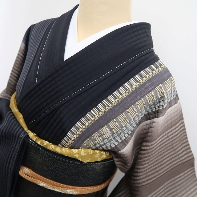 ❁tomihisa❁新品 京の名工 雛屋友禅 落款 着物 正絹 仕付け糸付