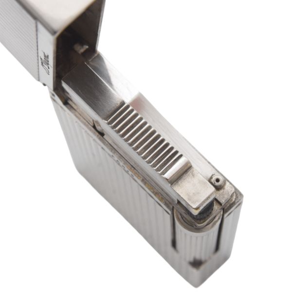 デュポン ライター ライン2 ローラガスライター ストライプ シルバー