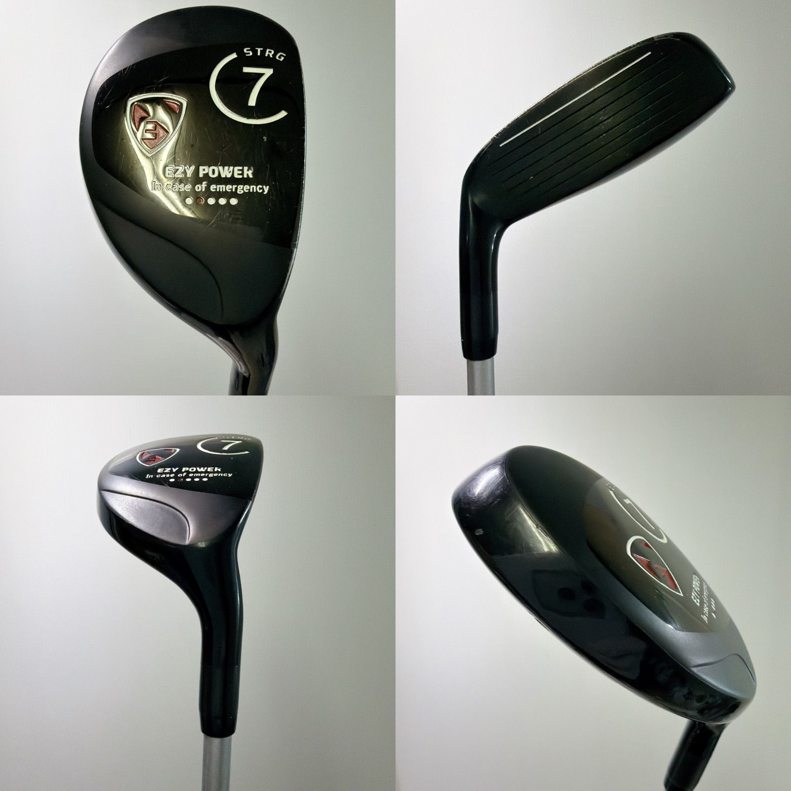新品グリップ シニアゴルフ研究所 EZY POWER 7番強力 ストロング UT