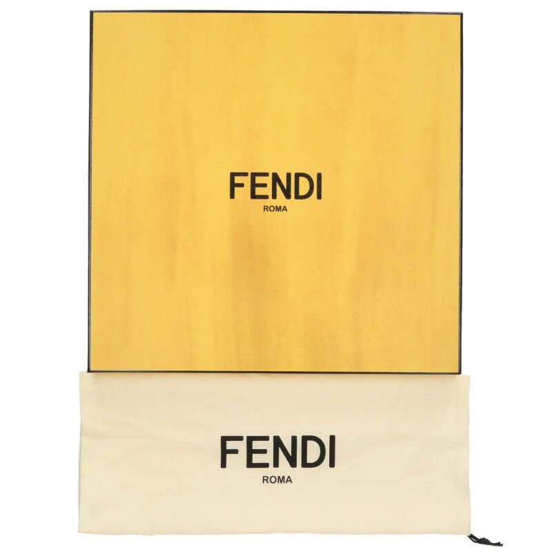 フェンディ 7L1701 メタルロゴレザーシューズ メンズ 8 ※12/28～1/6