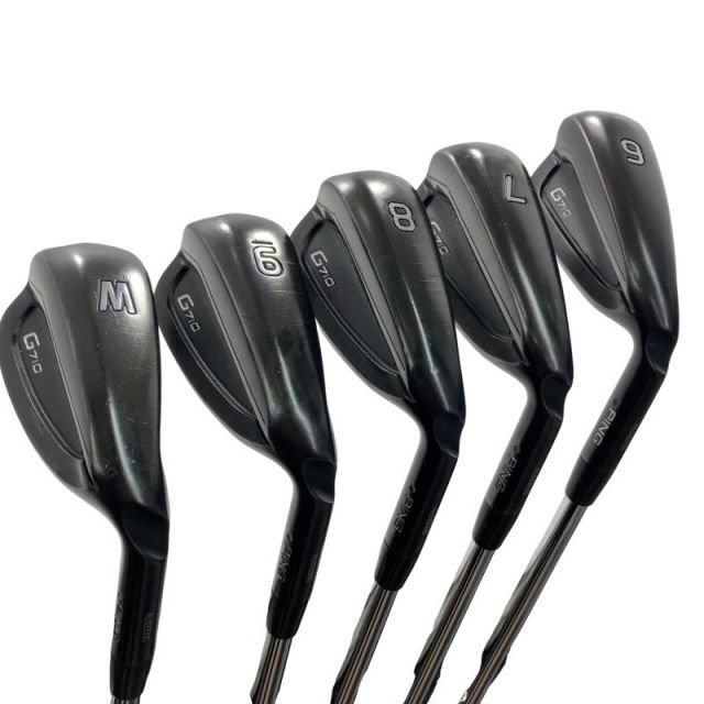 g710 アイアン 5本(6,7,8,9,W) NSPRO950 flexS ピン G710 アイアン SW [NS PRO ZELOS 7 フレックス：S] オークション