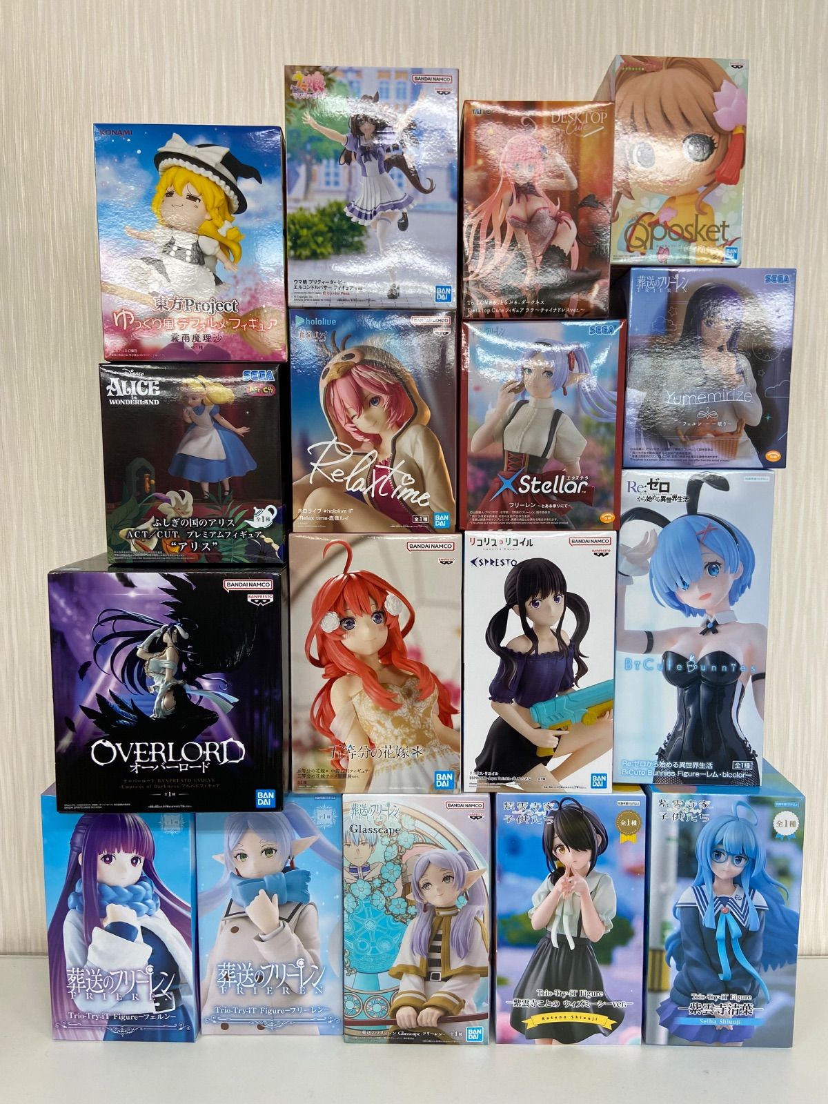 フィギュア まとめ売り 初音ミク ウマ娘 フリーレン 未開封 開封済み未使用 混在 美少女 フィギュア まとめ 計17点