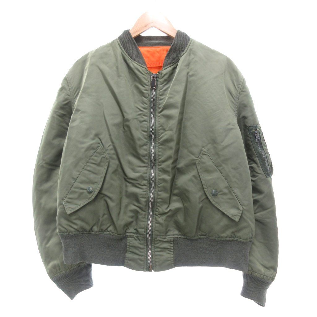 アルファ ALPHA MA-1 中綿ジャケット リバーシブル ナイロン USA製 L