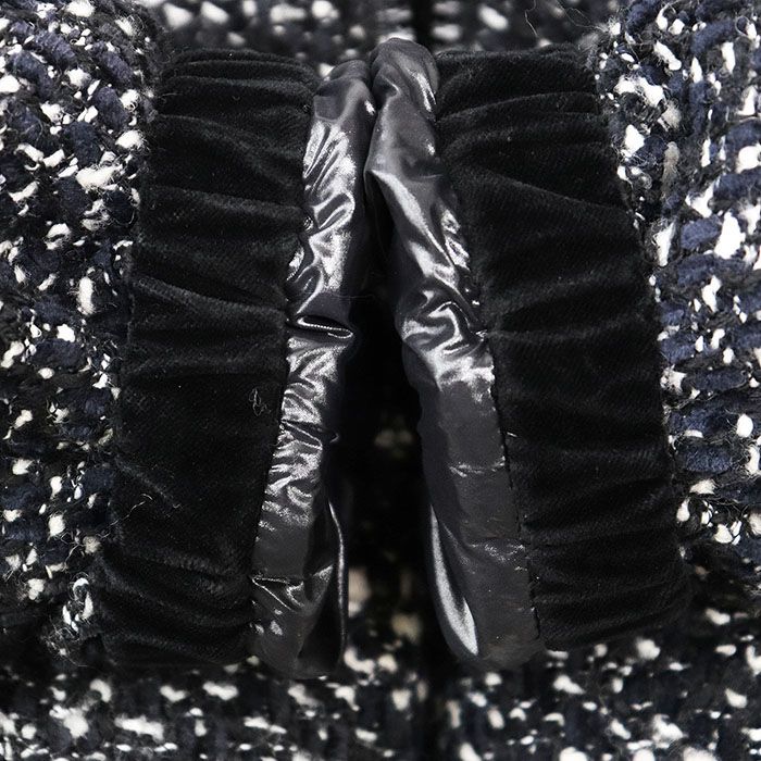 【完売品✨】モンクレール ショーヴェ ダウンジャケット 22AW ツイード　ラメ 美品】MONCLER モンクレール ダウンジャケット ツイード x ベロア