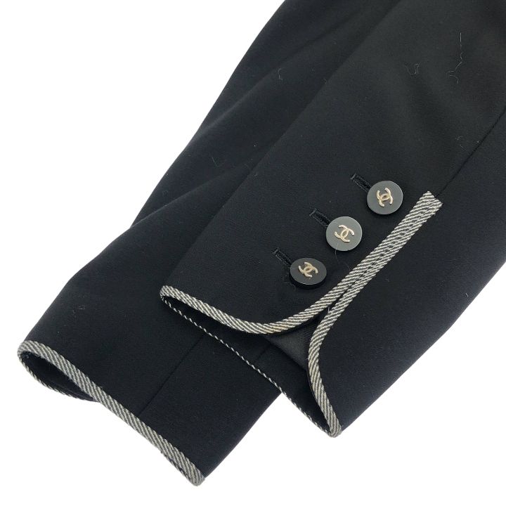 CHANEL (シャネル) ☆ ③ 96P ココマークボタンノーカラージャケット