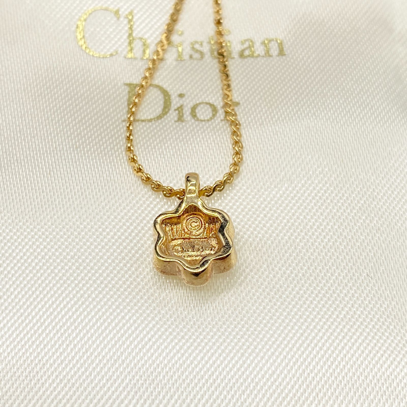 美品 Christian Dior クリスチャン ディオール ラインストーン