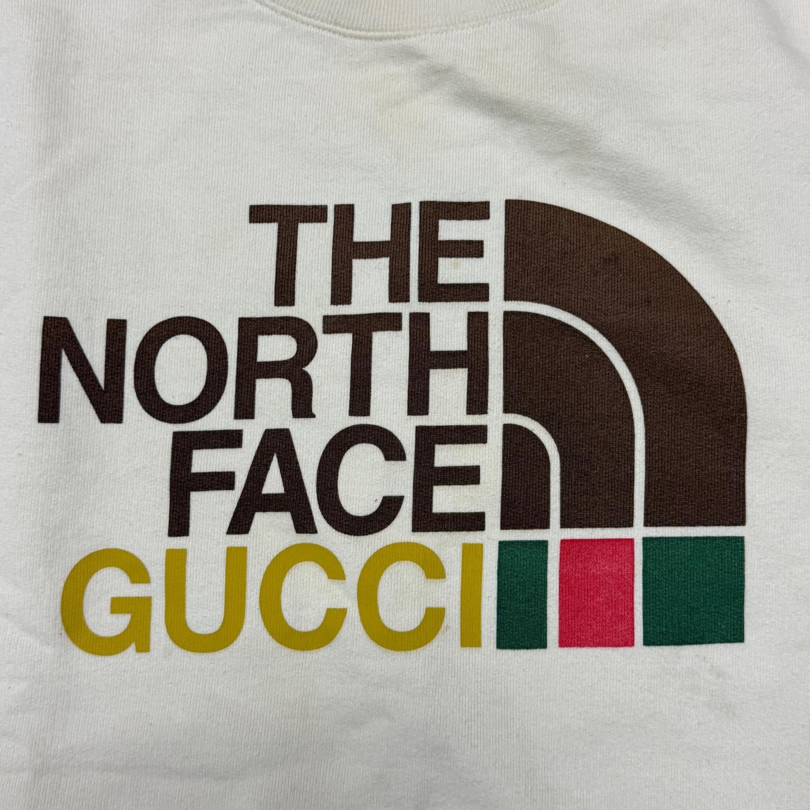 国内正規 GUCCI × THE NORTH FACE コラボ プリントスウェット