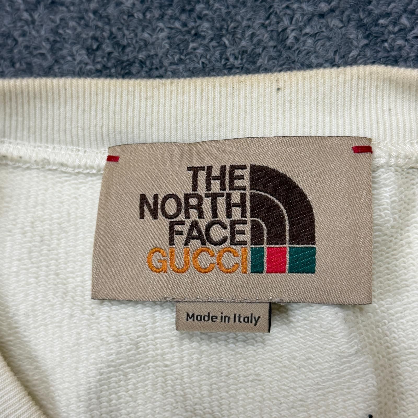 国内正規 GUCCI × THE NORTH FACE コラボ プリントスウェット