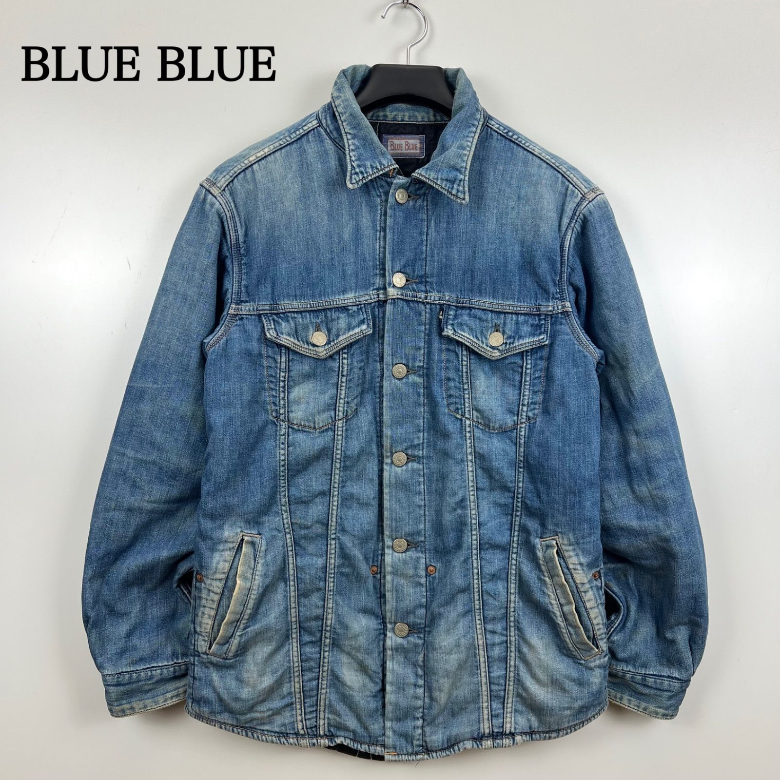BLUE BLUE JAPAN made puff denim jacket 2 M ブルーブルー 中綿 