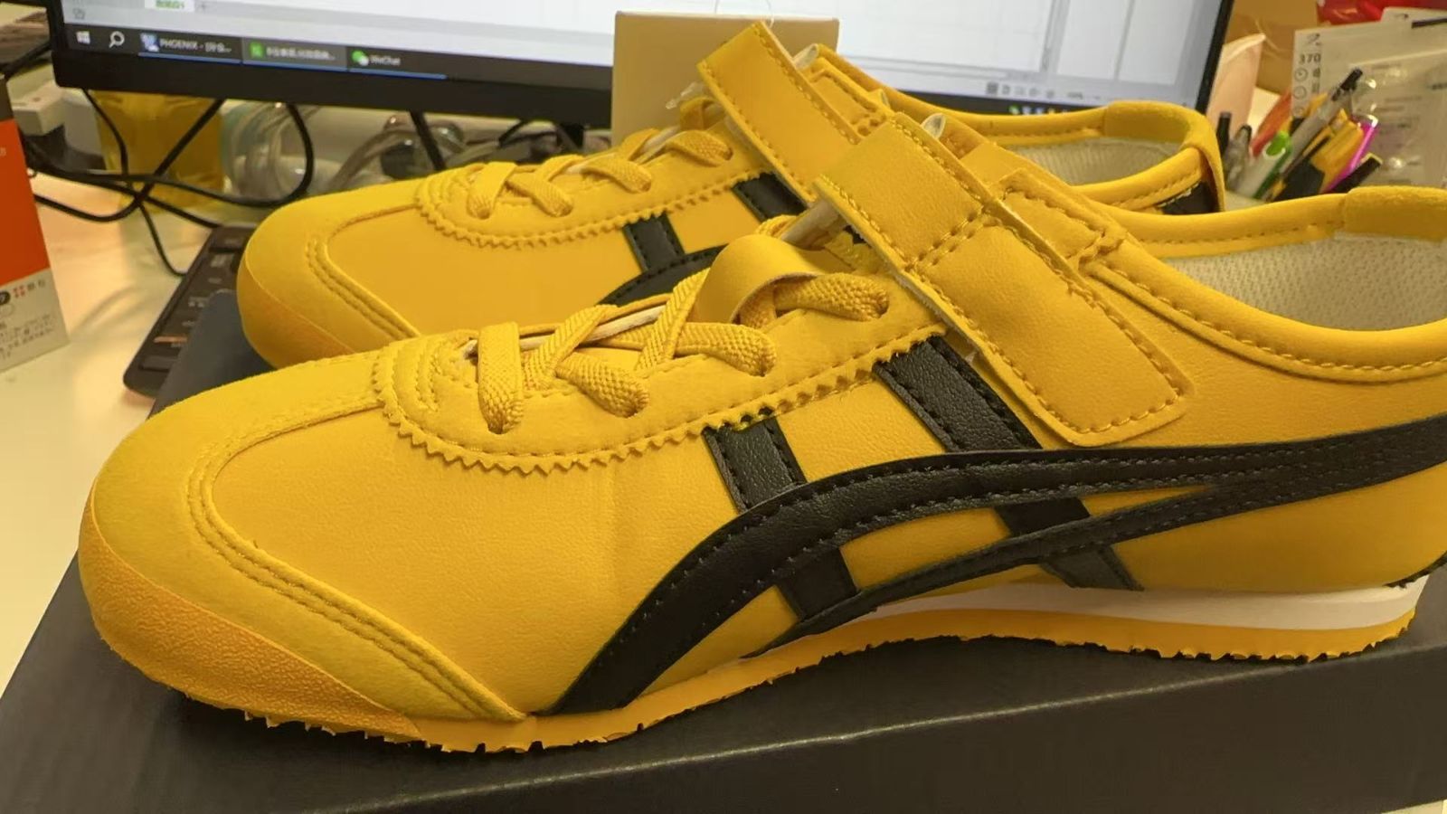 激安大特価，得価 オニツカ イエロー MEXICO 66 KIDS  Yellowandothers750 JP22cm スニーカー