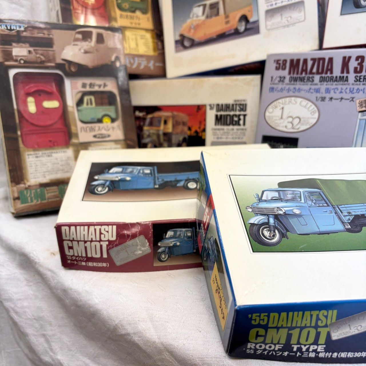 302 昭和 オート三輪 プラモデル 1/32 オーナーズクラブ 8点セット