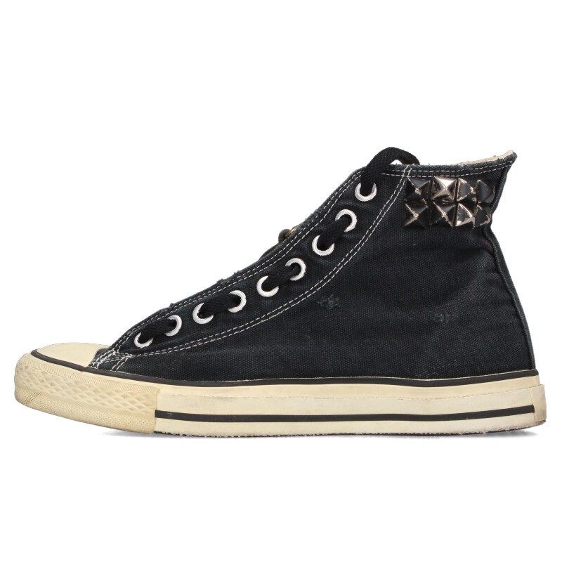 アンダーカバー サイズ:XS スタッズ装飾センタージップハイカットスニーカー 中古 BS99 アンダーカバー スタッズ装飾センタージップハイカットスニーカー