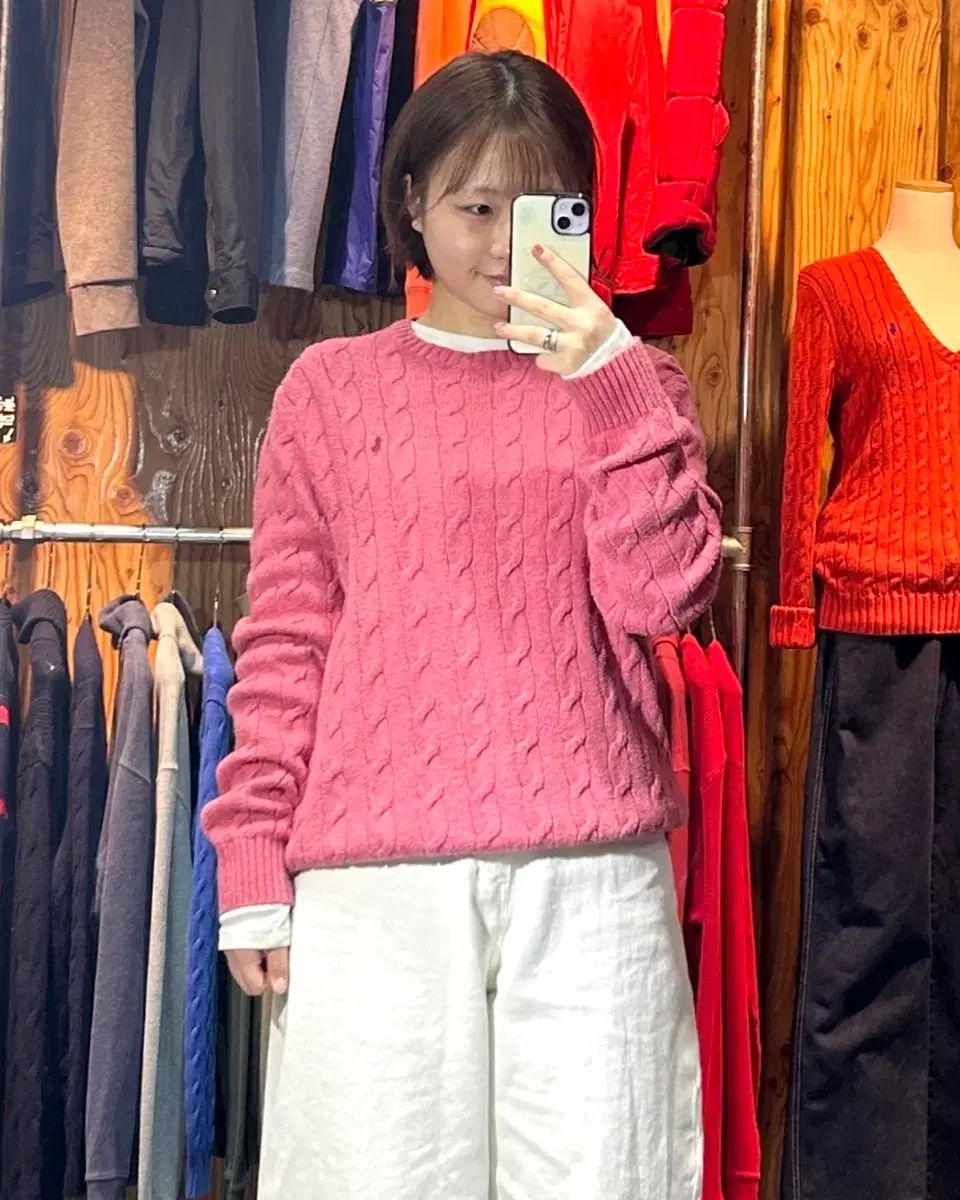 M ポロラルフローレン ピンク ポニー ケーブル ニット 6 5 安い ポロ