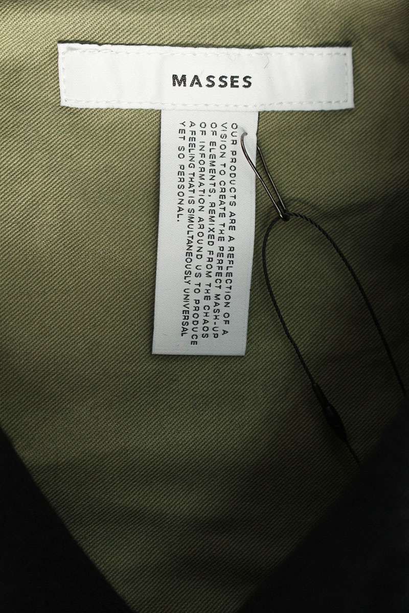 マシス P-COAT レザー切替メルトンピーコート メンズ S ※12/28～1/6