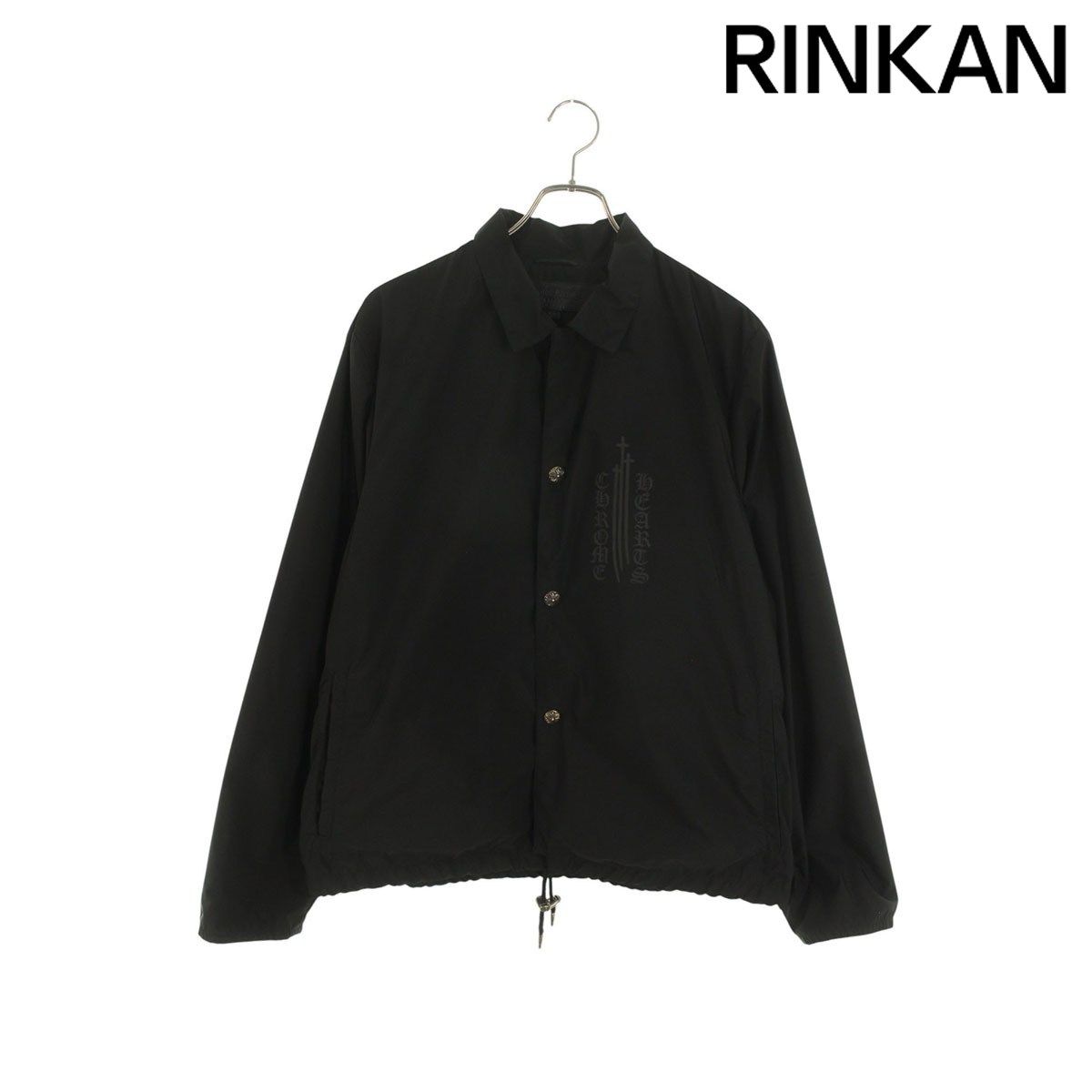 クロムハーツ RIGGINS FBRC 英字プリントナイロンコーチジャケット