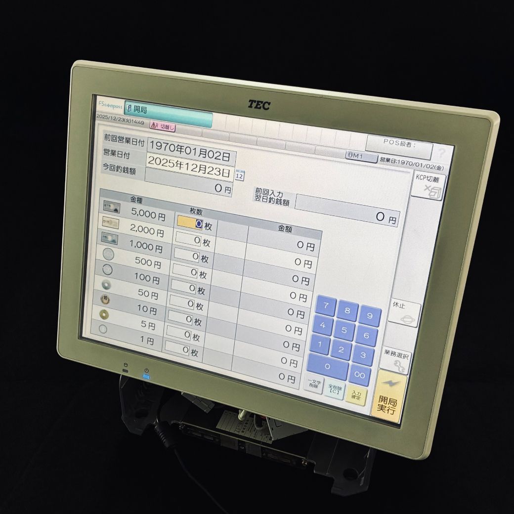 東芝テック QT-11 POSレジ レジスター 店舗用 中古 - メルカリ