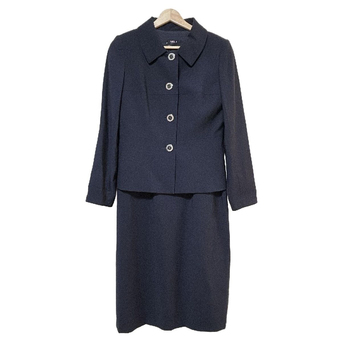 missJ(ミスJ) ワンピーススーツ レディース - ネイビー - メルカリ