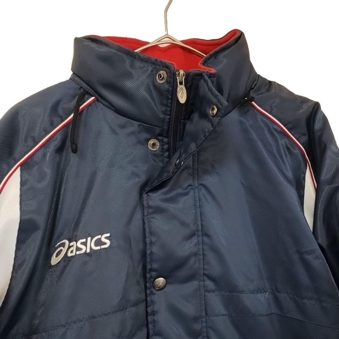 asics アシックス ウォーマージャケット ベンチコート - メルカリ