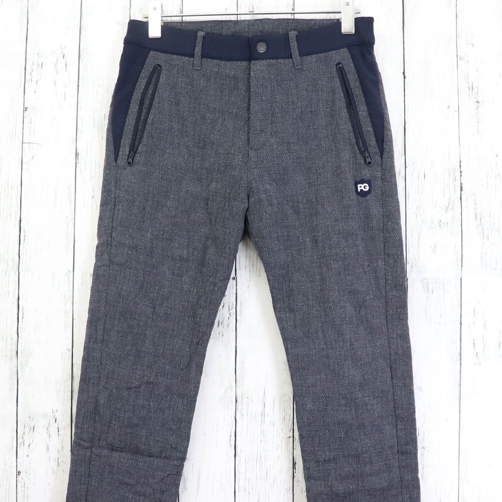 PEARLY GATES パーリーゲイツ 中綿キルティング パンツ パーリーゲイツ ゴルフ 天竺ニット 中綿キルト パンツ ウェア 定3.6万