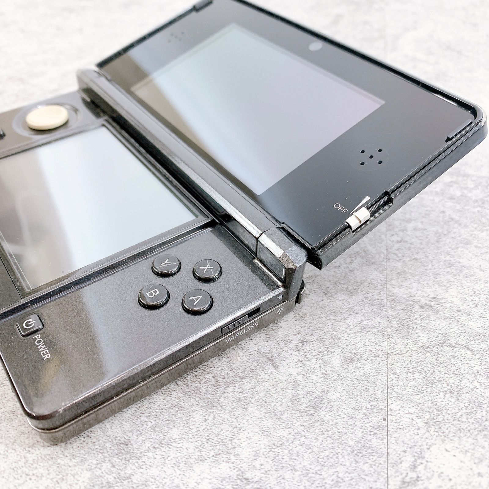 3DS 本体 即決あり ニンテンドー3DS コスモブラック 本体 動作確認済み 3DS本体