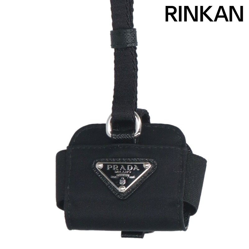 【極美品】プラダ　AirPods Pro ケース　三角プレート　サフィアーノ 極美品】プラダ AirPods Pro ケース 三角プレート サフィアーノ