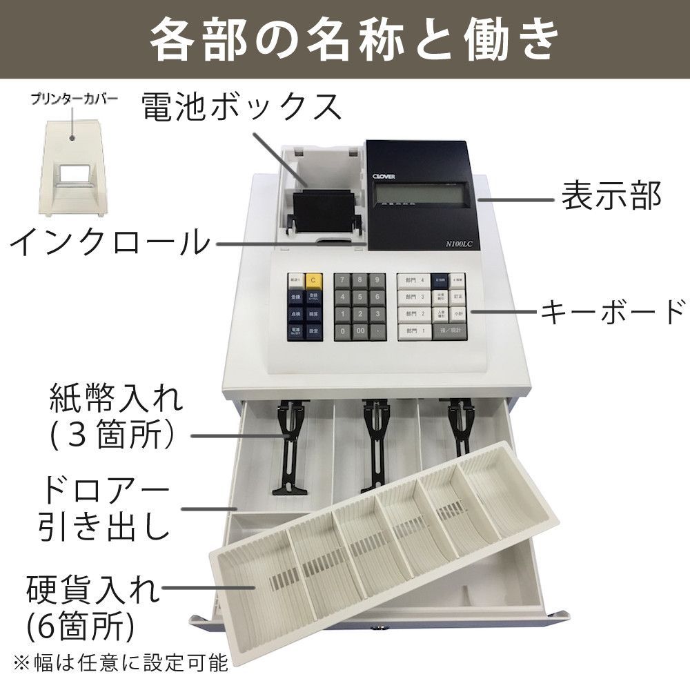 訳あり/中古品/美品】クローバー 普通紙 レジスター CL00R-9092R