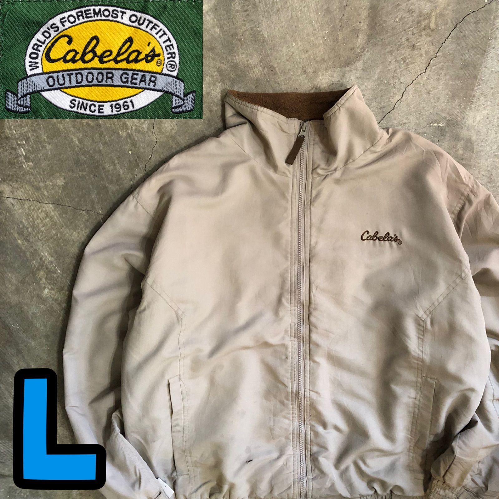 T7193 Cabela's ウォームアップジャケット　アウトドア　古着