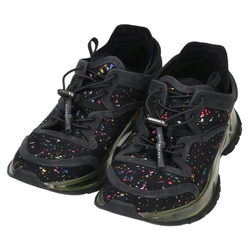 ジバンシィ サイズ:42 ペンキ加工クリアソールスニーカー 中古 BS99 ジバンシィ ペンキ加工クリアソールスニーカー メンズ 42 ※12/28～1/6