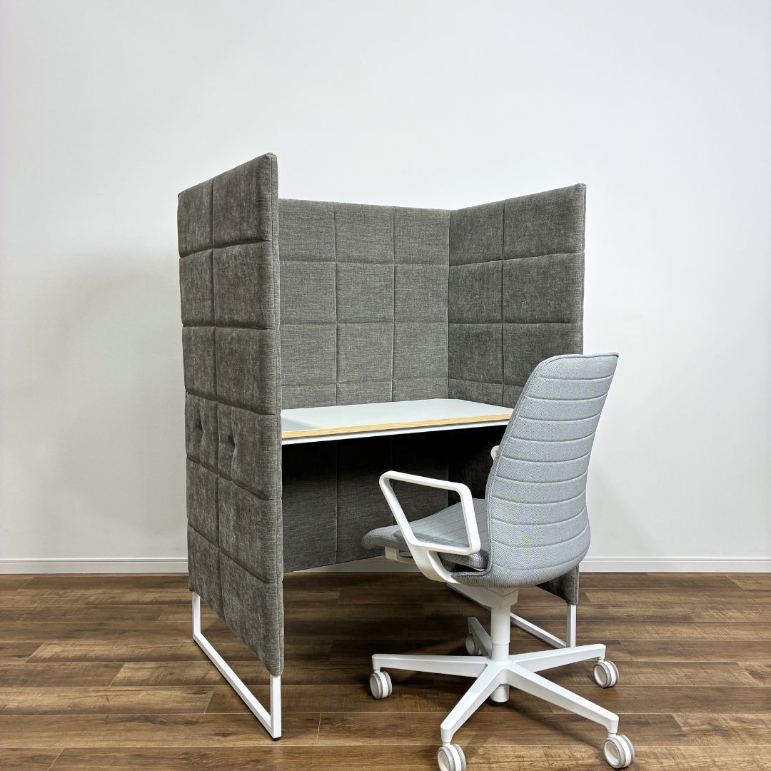 ASPLUND Work Plus 配送 集中ブース BASED-WIZ PERSONAL DESK Ash