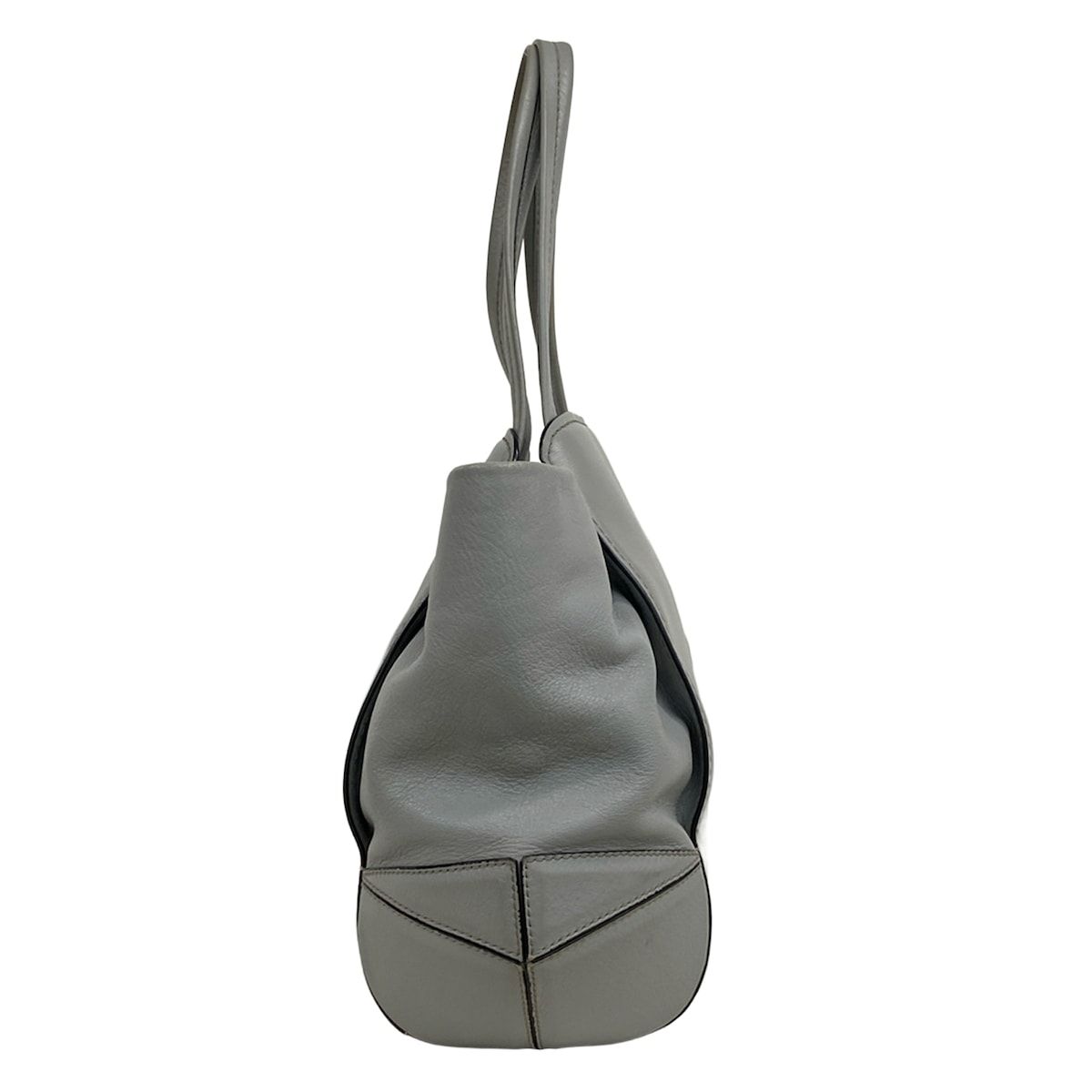 TOD'S グレーレザー トートバッグ 新品 TOD'S トートバッグ グレー レザー