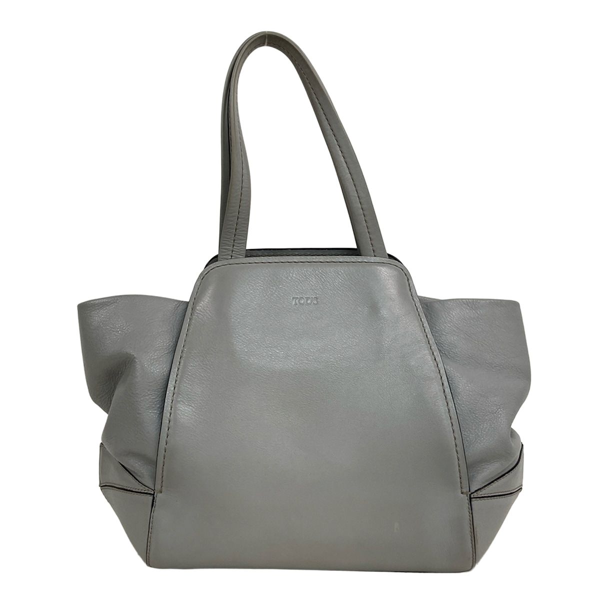 TOD'S(トッズ) トートバッグ - グレー レザー - メルカリ