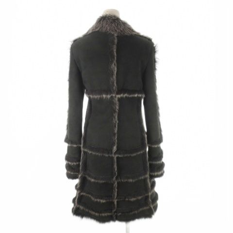 KARL DONOGHUE ムートン カールドノヒュー KARL DONOGHUE ムートンコート ファー スエード 切替