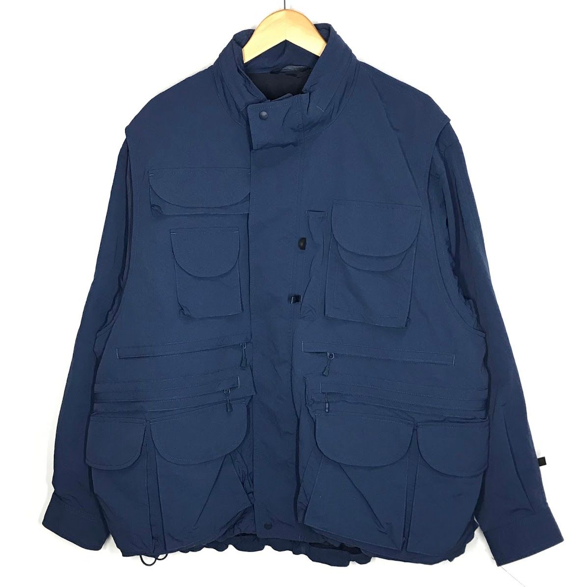 ダイワピア39 ネイビー ナイロンジャケット DAIWA PIER39（ダイワピア39）の「DAIWA PIER39 TECH REVERSIBLE WIND