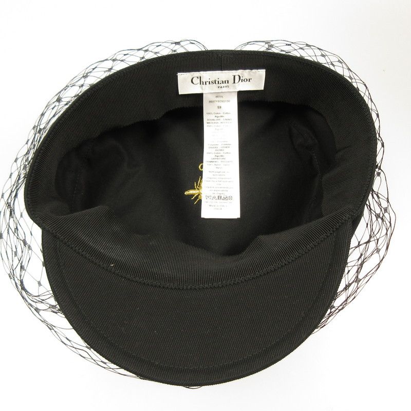 sayaka キャスケット チュール クリスチャンディオール美品 名東】【CHRISTIAN DIOR】ディオール キャスケット チュール付