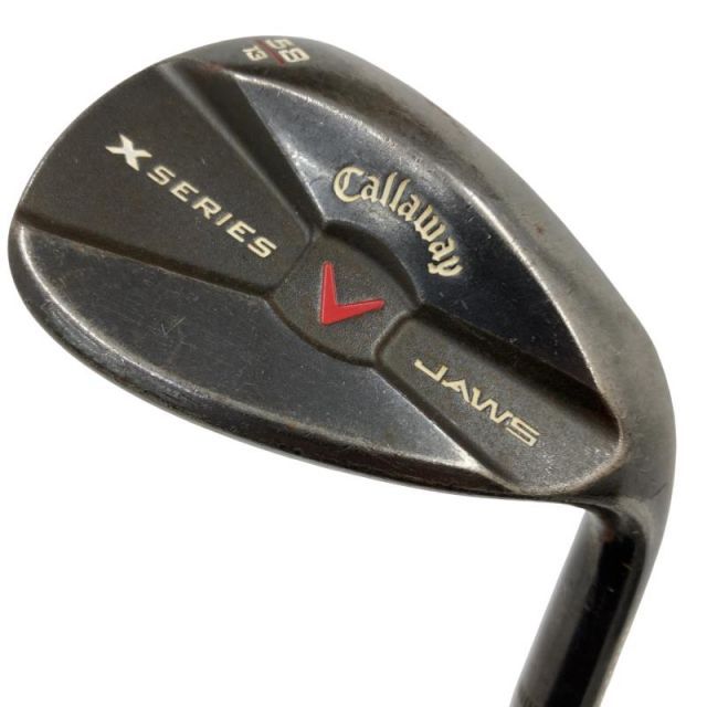 中古】 キャロウェイ X SERIES JAWS ブラック・ビンテージ 58°/13