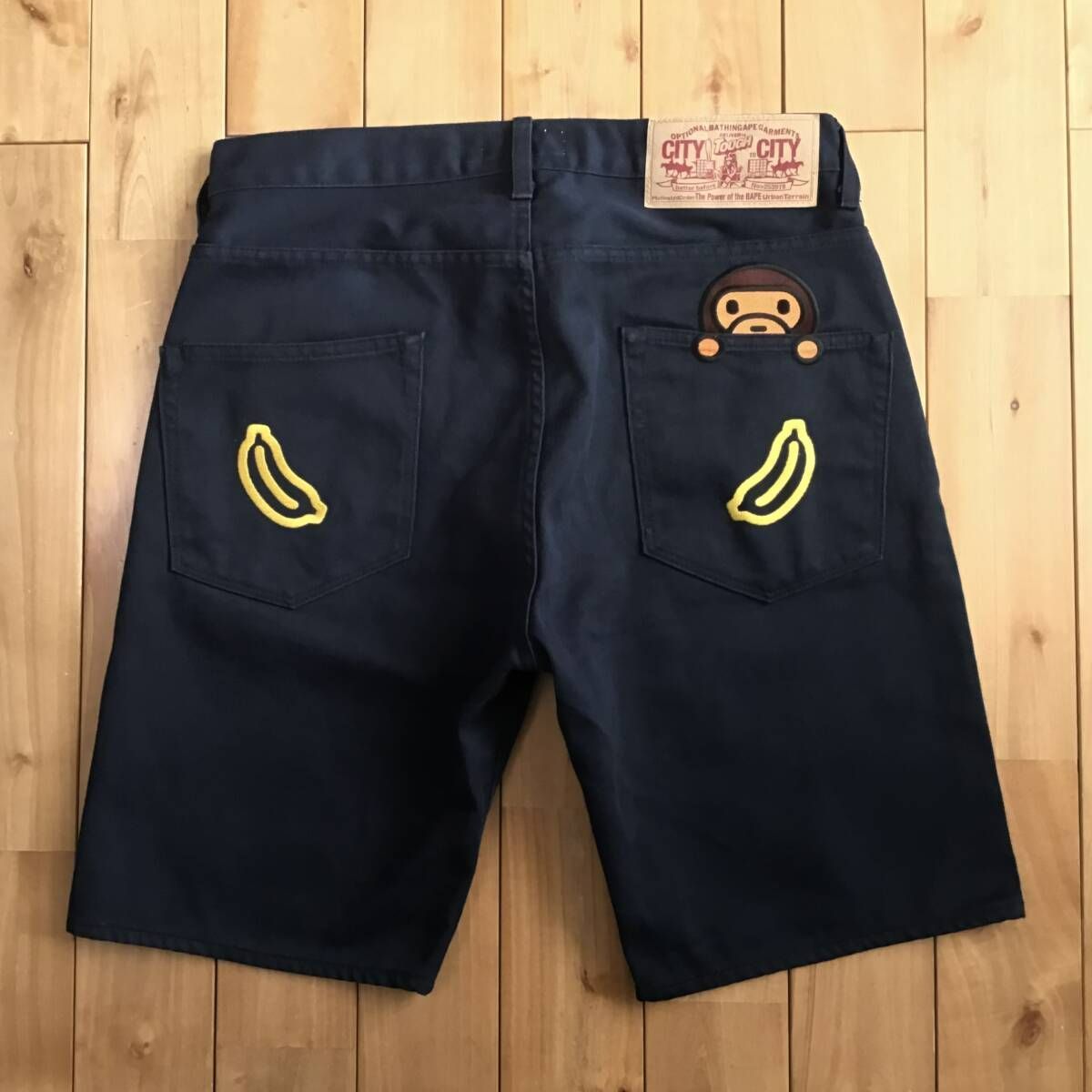 A Bathing Ape エイプ 刺繍ショートパンツ M A Bathing Ape エイプ 刺繍ショートパンツ M A Bathing Ape エイプ