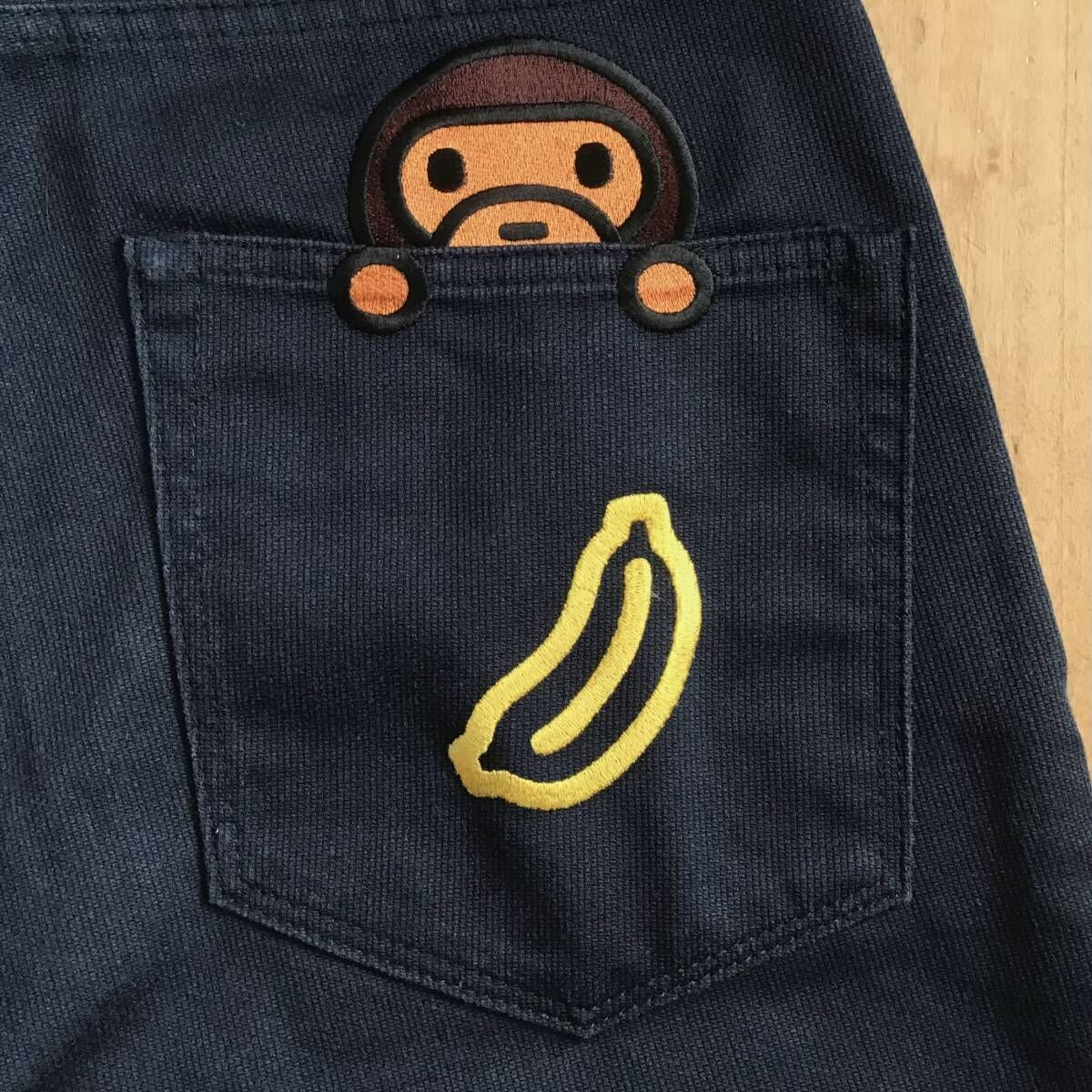 A Bathing Ape エイプ 刺繍ショートパンツ M A Bathing Ape エイプ 刺繍ショートパンツ M A Bathing Ape エイプ