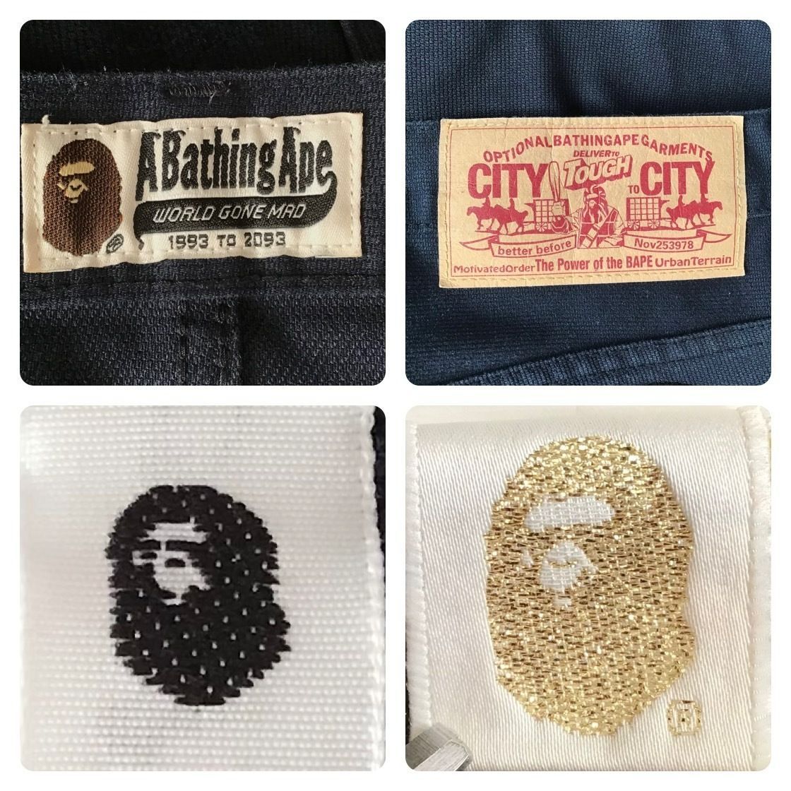 Milo 刺繍 ハーフパンツ Mサイズ ネイビー a bathing ape BAPE shorts