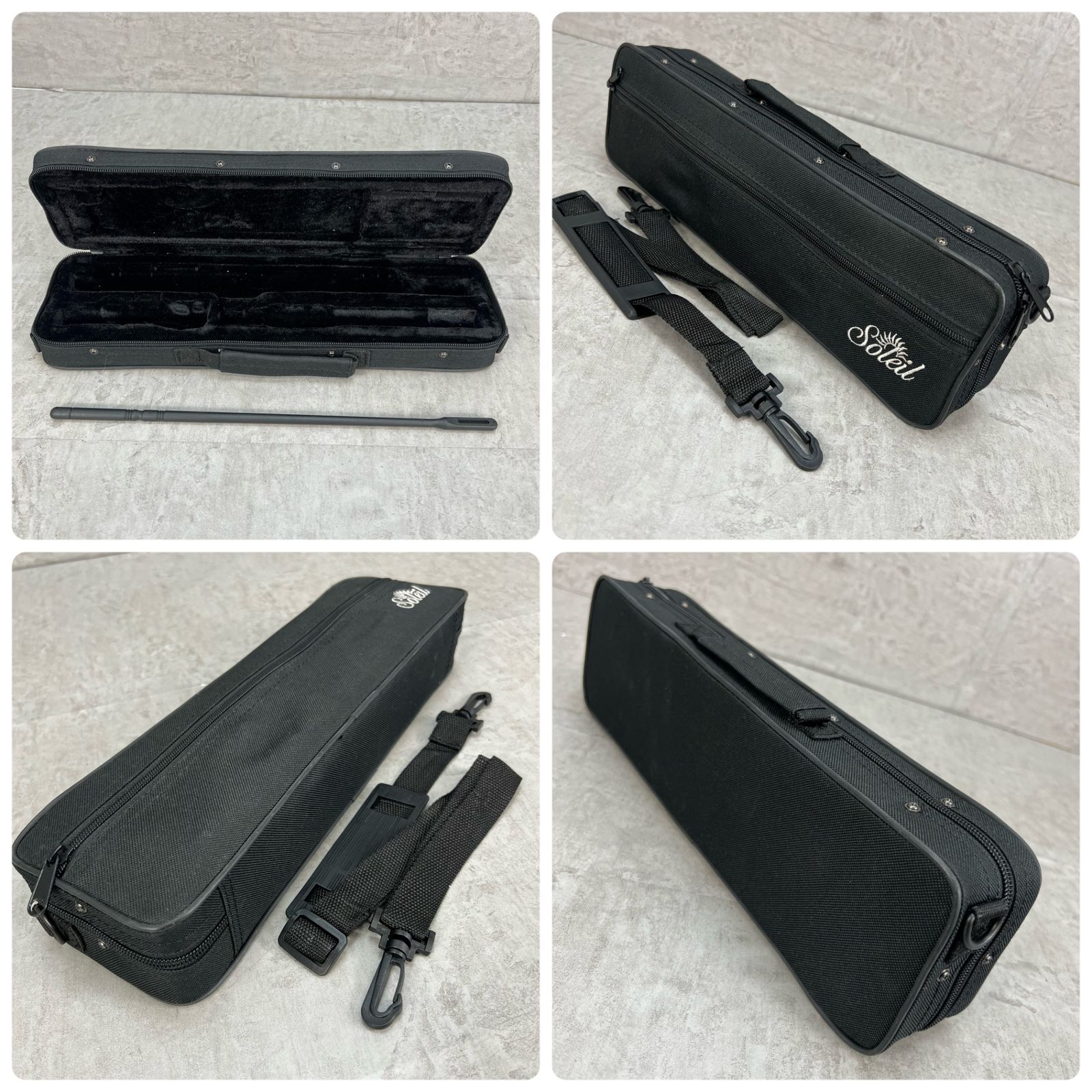 soleil フルート Eメカ キイシステム 初心者 木管楽器 吹奏楽 ケース Soleil フルート soleil フルート Eメカ キイシステム 初心者 木管楽器