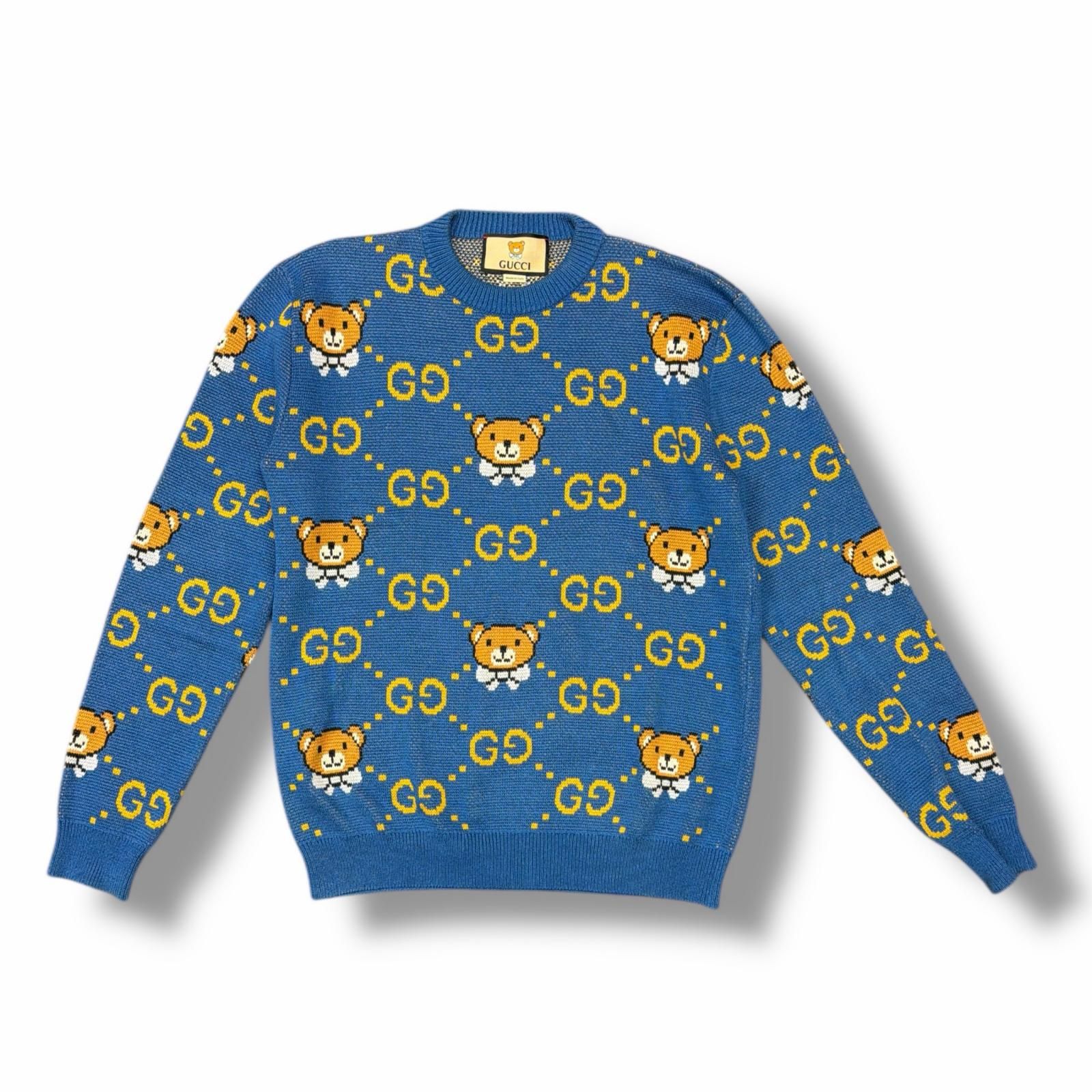 国内正規 参考上代148500円 GUCCI × EXO KAI 21AW テディベアニット