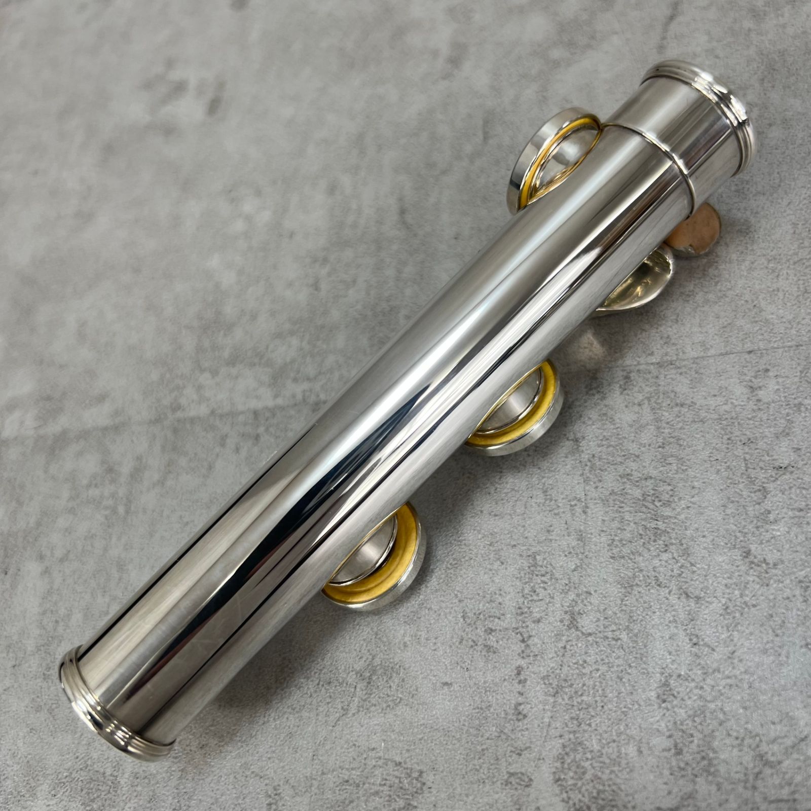 パール フルート PF-521E Eメカニズム リッププレート ライザー銀製