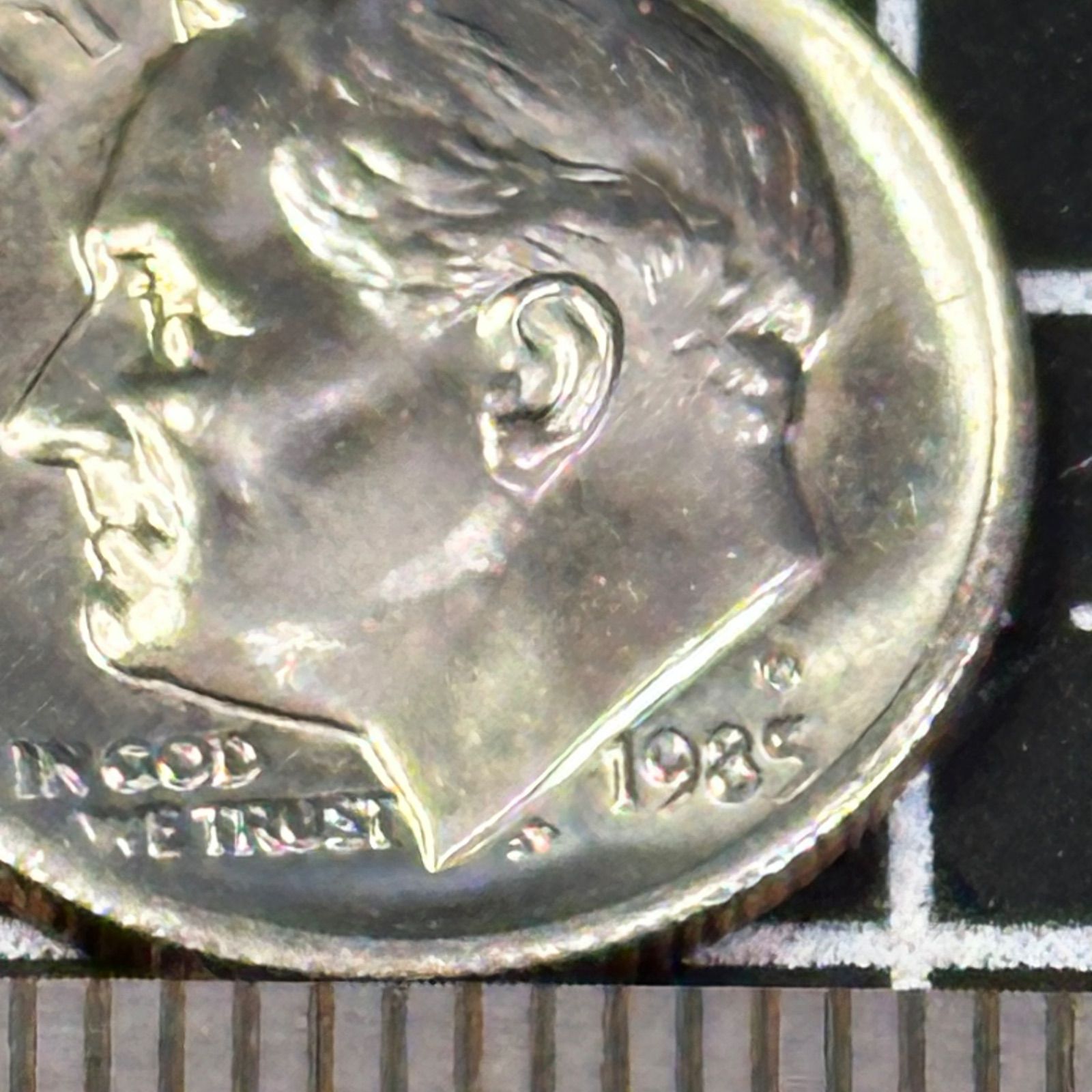 米国】1985年 ワシントン・クォーター＆ルーズベルト・ダイム 2枚組