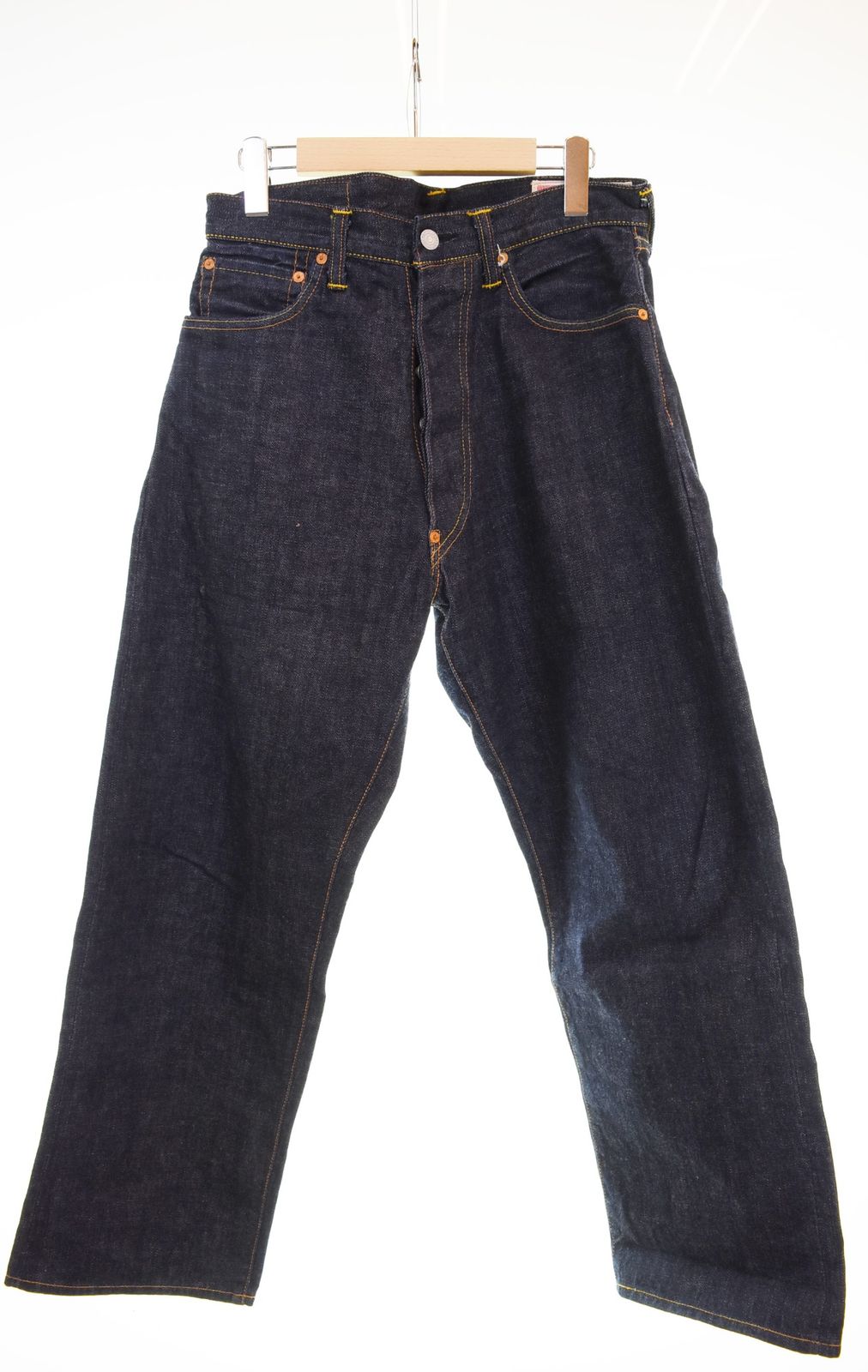 エヴィス EVISU 2001 カモメプリント デニムパンツ デニム ブルー 32